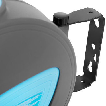 Dārza šļūtene ar automātisko sienu bungu 10 m + 1 m 5/6 ''