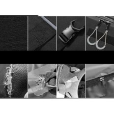 Tronco del tetto Sailnovo 580 L Nero Impermeabile con rivestimento morbido