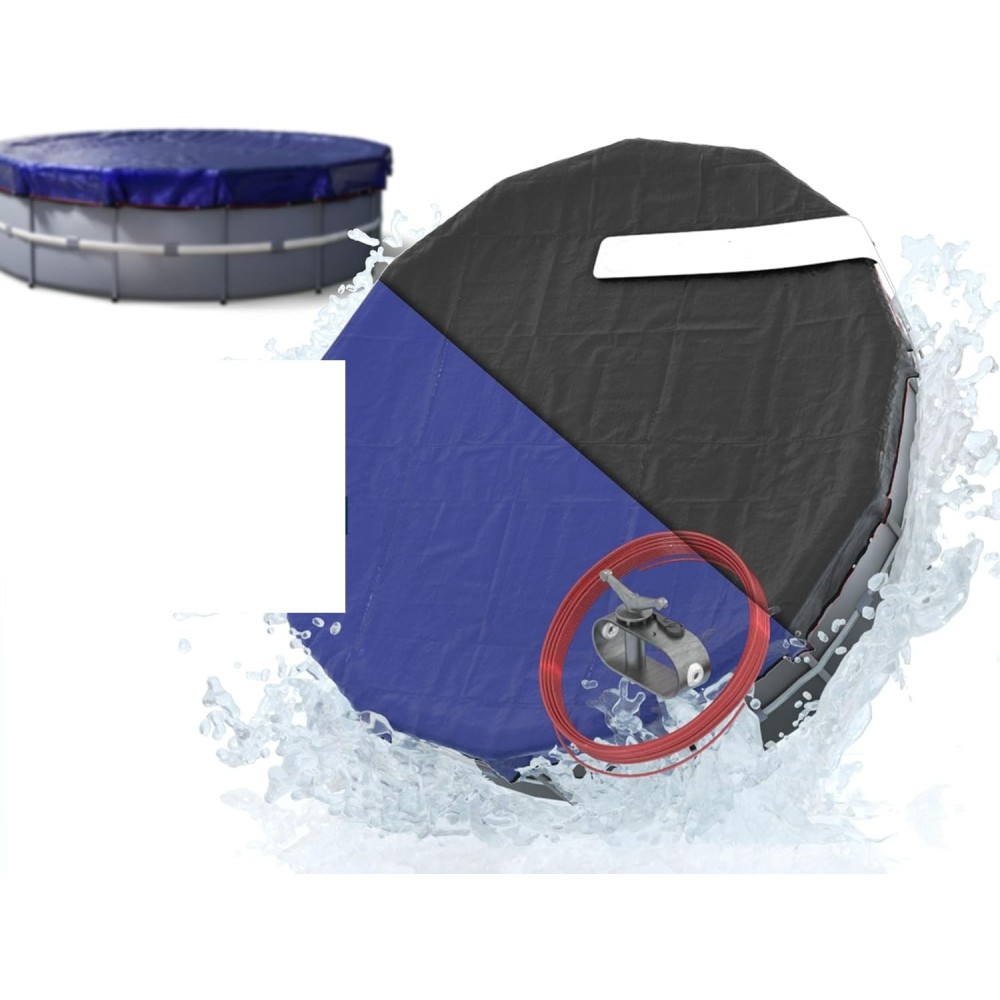 Ελλιπής πισίνα Pool Planenfux PP01-BL Γύρος 366 cm / 420 cm