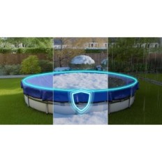 Piscina incompleta Pool Planenfux PP01-BL Ronda 366 cm / 420 cm