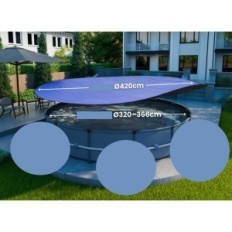 Ελλιπής πισίνα Pool Planenfux PP01-BL Γύρος 366 cm / 420 cm