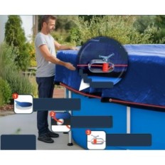 Mittetäielik basseini bassein PLANENFUX PP01-BL ring 366 cm / 420 cm