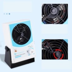 Antistatična ionizacijska fan Yuchengtech 220V 45-110cfm Razstava