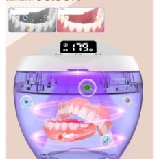 Ultrasonic cleaning for orthodontic overlays. Exhibition jewelry