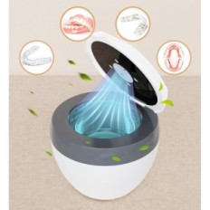 Ultrasonic cleaning for orthodontic overlays. Exhibition jewelry