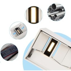 Nástenné lampy LED 24 V BIELO Nastaviteľná IP65 3000 K CWYCFW DCL002D 4 ks.