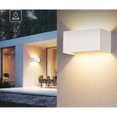 Seinävalaisin LED 24 valkoisessa säädettävissä IP65 3000 k cwycfw dcl002d 4 kpl.