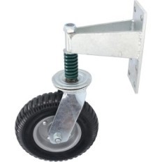 Wheel for gate 20.3 cm 272 KYG made of high-carbon steel with rubber house and farm