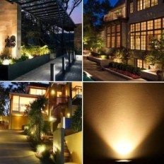 Apparecchio per giardino e vialetto DailyArt 3W White White White IP65 4 PCS