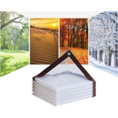 Inclinação transparente wlbxdrzk 3x6 m à prova d'água com ilhós