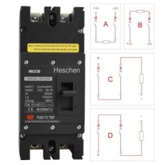 Heschen DC MCCB HSM3DC-320 2-poone 2000V 300A