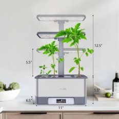 Hydroponic Yoocaa IGS-67 voksende system med lampe og påføring 8 potter