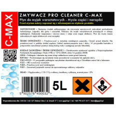 Skystas valiklis dalys ir įrankiai dirbtuvės Cleaner Pro Cleaner C-MAX 5L