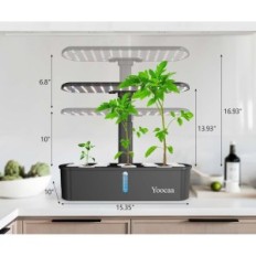Hidroponinė auginimo sistema YOOCAA IGS-61 12 GĖRIMAI SU LAMPE (su defektu)