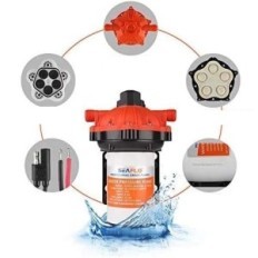 SFDP1-050-060-55 Lighteu-12-V-Druckwasserpumpe 18,9 l / min mit dem Camper