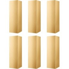 Una caja de regalo Embalaje 33 × 10.4 × 9.6 cm Dorado de oro plegable 6 PCS