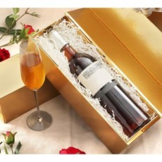 En gaveeske emballasje 33 × 10,4 × 9,6 cm Folding Gold 6 PCer