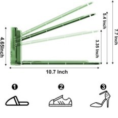 Gluce cipő szervező állítható átlátszó szekrény 20 db.