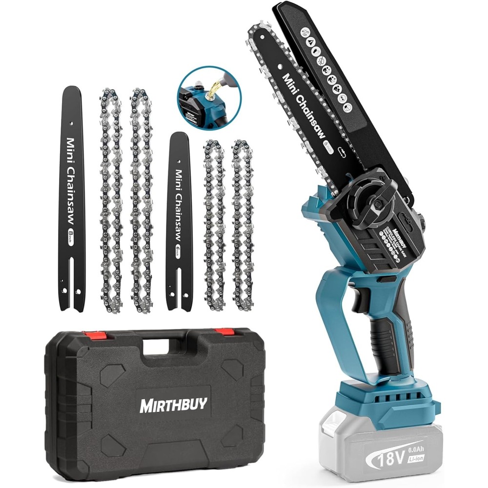 Mini Chain saw MirthBUY 6/8 "Wireless brushless