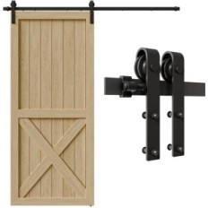 Et sett med skyvedører 213 cm Black J Tsmst A07SFS utstilling