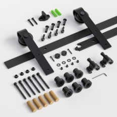 Un set di porte scorrevoli 213 cm Black J TSMST A07SFS Mostra