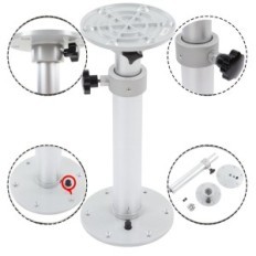 Gamba da tavolo RV usata 460-700mm Rotazione a 360 ° per yacht Kamper
