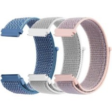 Se rem SmartWatch Silikone 20mm Mugust 3 stk. Rzep Szary / Pink / Blue