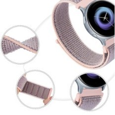 Se stropp smartwatch silikon 20mm Mugust 3 stk. Rzep szary / rosa / blå