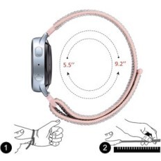 Guarda cinturino SmartWatch Silicone 20mm Mugust 3 PC. RZep Szia / Pink / Blue