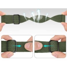 Se stropp smartwatch amazfit bip 3 pro / bip u / gts 4 mini mugust grønn