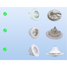 LED PAR56 35W 6000K BASE BASE LAMP 3500LM IP68 Exhibition