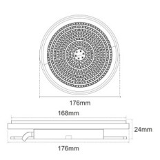 LED PAR56 35W 6000K Osnovna bazna svetilka 3500LM IP68 razstava