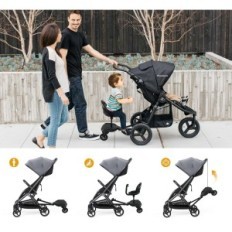 Gebrauchte Wagenbretter mit Vihir-Universalsitz für Kinder 2-6 Jahre