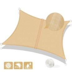 Sail sail waterproof AXT shade 2.5x4.5 M rectangular sand