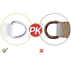 AXT SHADE vízálló napvitorla 2.5x4.5 m téglalap alakú homok