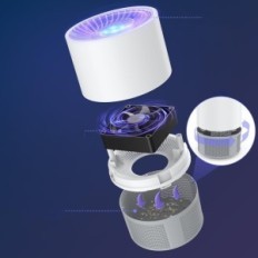 Ηλεκτρικό Εντομοκτόνο UV Trap κουνουπιών Κουνουπιέρα φορητό σε εσωτερικούς χώρους
