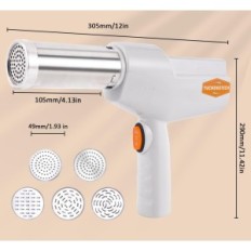 Yuchengtech 220V elektrisk makaroni maskin med 10 disker