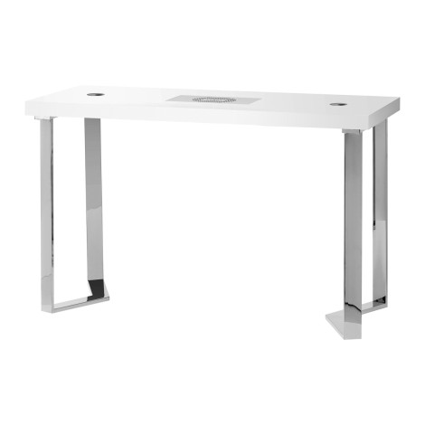 Momo 05-SL kozmetikai asztal beépített porelszívóval — elölnézet