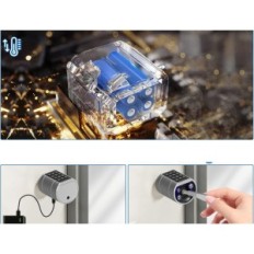 Intelligent biometric lock for fingerprint 30-70 mm 100 prints 2 keys