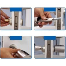 Inteligentní biometrický zámek pro otisku prstu 30-70 mm 100 tiskne 2 klíče