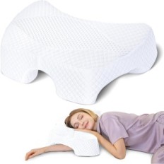 Orthopedic Pillow Saheyer Side Sleeper Memory Foam med et skulderhul