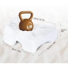 Almohada ortopédica Saheyer lado de la memoria de la memoria de la espuma con un agujero de hombro