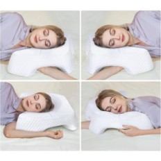 Ortopēdiskais spilvens Saheyer Side Sleeper Atmiņas putas ar plecu caurumu