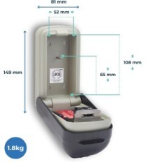 Suprhy Supra C500 Pro Accerne Safe Safe Presse-papiers muraux