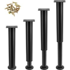 Möbelben qwork Justerbar 25-42 cm Svart 4 st. Utställning