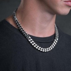 Chain Chainshouse Calcan 12 mm nehrđajućeg čelika 61 cm unisex