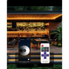 LED traka cob 30 m (2 × 15 m) IP68 24 V topla bijela s daljinskim upravljačem