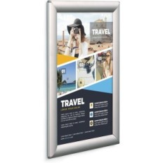 Click frame A4 DISPLAY SALES profil 25 mm ezüst 10 pcS POSE