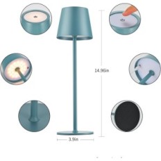 Poškozené LED bezdrátové vytáčení lampy 3000K IP54 2 ks