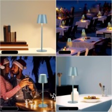 Vaurioituneet LED-langattomat valaisimet 3000k IP54 2 kpl